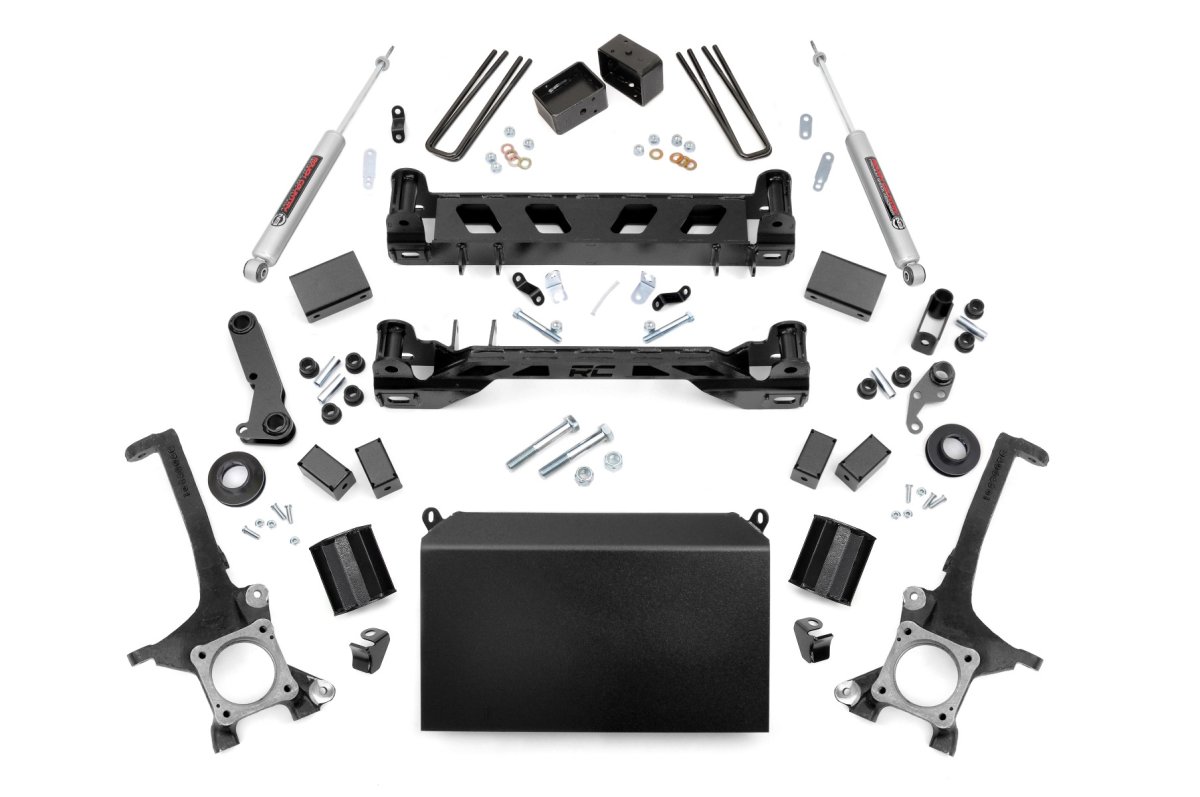 Toyota Tundra Suspension Lift Kit - Front + Rear - Rough Country - 6 Inch - '16-'21